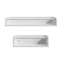 Ver imagem 3 de Kit Prateleiras Nicho de Parede Infantil MDF 62cm e 32cm Branco Infantile Móveis