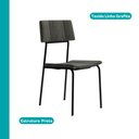 Ver imagem 6 de Conjunto Sala de Jantar 4 Cadeiras Up Carraro Nogal Preto