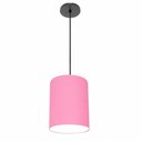 Ver imagem 1 de Lustre Luminária Pendente Vivare Free Lux Pe-4104pr Cúpula em Tecido 15x25cm