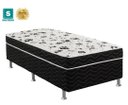 Ver imagem 2 de Cama Box Solteiro + Colchão Solteiro Confort Molas Bonnel 88x188x57