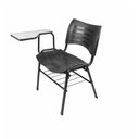 Ver imagem 1 de Cadeira Universitaria Turim Com Porta Livros - Preto