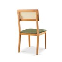 Ver imagem 5 de Kit 4 Cadeiras de Jantar com Encosto Telinha Ava Verde/Nature