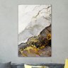 Quadro Decorativo Tela em Lona Abstrato Mármore Luxo 100x60cm Para Sala Quarto - 1