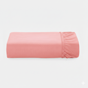 Ver imagem 1 de Lençol com Elástico Liso Rosa Casal – Corttex 260001