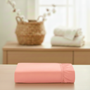 Ver imagem 2 de Lençol com Elástico Liso Rosa Casal – Corttex 260001
