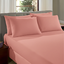 Ver imagem 3 de Lençol com Elástico Liso Rosa Casal – Corttex 260001
