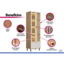 Ver imagem 5 de Paneleiro Cozinha Modulado Bless 2PTS LED Adega e Pé 70cm Off Linea