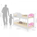 Ver imagem 2 de Beliche Infantil Nuvem com 2 Colchões Madri