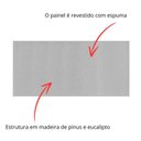 Ver imagem 4 de Painel Estofado Luxo Grécia 160cm Queen Size para Cama Box Corino Branco - Gat Magazine