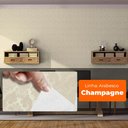 Ver imagem 4 de Papel de Parede Adesivo Lavavel Texturizado Arabesco Champanhe 500x60cm