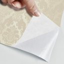 Ver imagem 3 de Papel de Parede Adesivo Lavavel Texturizado Arabesco Champanhe 500x60cm