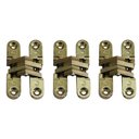 Ver imagem 1 de Kit 3 Dobradiças Invisíveis 70mm Cruz para Portas Interna