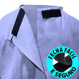 Kit 10 Avental Jaleco Descartável Manga Longa Tnt 40grs Fa Maringá - 4