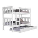 Ver imagem 3 de Treliche Auxiliar Branco Adulto Reforçada 100% Mdf com Colchão Grande Confortável Quarto Compacto