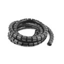 Ver imagem 1 de Organizador de Fios Cabos Espiral 3/4 Preto 10 Metros