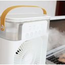 Ver imagem 5 de Mini Ar Condicionado Umidificador Ventilador Portátil Luz Nf