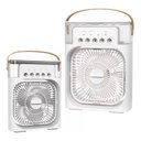 Ver imagem 4 de Mini Ar Condicionado Umidificador Ventilador Portátil Luz Nf