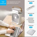 Ver imagem 6 de Mini Ar Condicionado Umidificador Ventilador Portátil Luz Nf