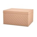 Ver imagem 2 de Kit Caixa Decorativa Bege Rosado - 2 Peças