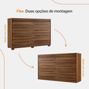 Ver imagem 2 de Cômoda 8 Gavetas Califórnia com Moldura Frisada
