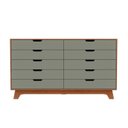 Ver imagem 2 de Cômoda Alice 10 Gavetas em 100% Mdf