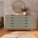 Ver imagem 1 de Cômoda Alice 10 Gavetas em 100% Mdf