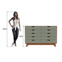 Ver mais imagens de Cômoda Alice 10 Gavetas em 100% Mdf