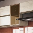 Ver imagem 2 de Armário Aéreo Simples Greta 40 Cm 1 Porta com Vidro - Casajá - Crema