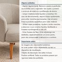 Ver imagem 7 de Poltrona Decorativa Linho Premium Base Madeira Maciça Luiza