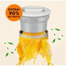 Espremedor de Frutas Elétrico Portátil P/suco Limão Laranja - 6