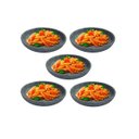 Ver imagem 3 de Kit 5 Pratos Fundo Para Massa em Pedra Sabão Borda Alta 18cm