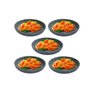Kit 5 Pratos Fundo Para Massa em Pedra Sabão Borda Alta 18cm - 3