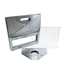 Churrasqueira Maleta Inox Dobravel Portatil Grelha Aramada - 4