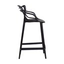 Ver imagem 3 de KIT - 3 x banquetas médias Masters Allegra - 66 cm - Preto