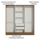 Ver imagem 5 de Guarda-Roupa Casal Madesa Vip Plus 6 Portas Batentes com Espelho Rustic Cor:Rustic