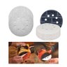 Kit 10 Un Disco de Lixa Fecho de Contato Branco 150mm Grão 320 Starfer - 1
