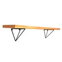 Ver imagem 4 de Prateleira de Parede Pirâmide 100cm Carvalho e Preto