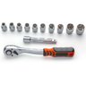 Jogo de Soquete Sextavado 1/2'' 12 Peças C/ Extensão Ged-rob - 3