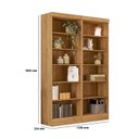 Ver imagem 4 de Estante de Livros 123CMX183CM Kit 2 Estantes 5 Prateleiras Office Marrom/Freijó Toq