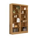 Ver imagem 3 de Estante de Livros 123CMX183CM Kit 2 Estantes 5 Prateleiras Office Marrom/Freijó Toq