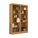 Ver imagem 3 de Estante de Livros 123CMX183CM Kit 2 Estantes 5 Prateleiras Flora Marrom/Freijó Toq