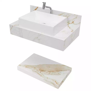 Bancada em Porcelanato 70x35 Carrara Gold
