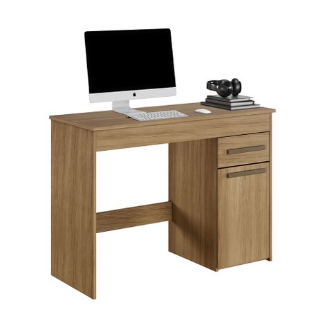 Escrivaninha Atenas 1 Porta e 1 Gaveta Arte Móveis:cinamomo