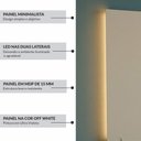 Ver imagem 4 de Painel para TV até 70 Polegadas com LED 2,20m Shop Off White Bege Ac Off White Bege Ac - Olivar Móve