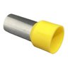 20x Kit Terminal Tubular Ilhós 70mm Amarelo Pré Isolado - 2