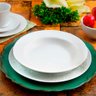 Jogo de Jantar e Chá Porcelana 30 Peças com Partos Rasos e Fundos Branco Folk Germer - 5