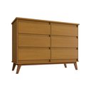 Ver imagem 2 de Cômoda para Quarto Londres com 6 Gavetas - Nature