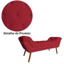 Ver imagem 4 de Conjunto Sienna Cabeceira e Recamier King 195 cm Corano Vermelho