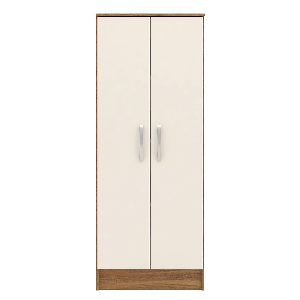 Armário Multiuso 2 Portas Viena Amêndoa Off White Demóbile - 2