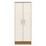 Armário Multiuso 2 Portas Viena Amêndoa Off White Demóbile - 2